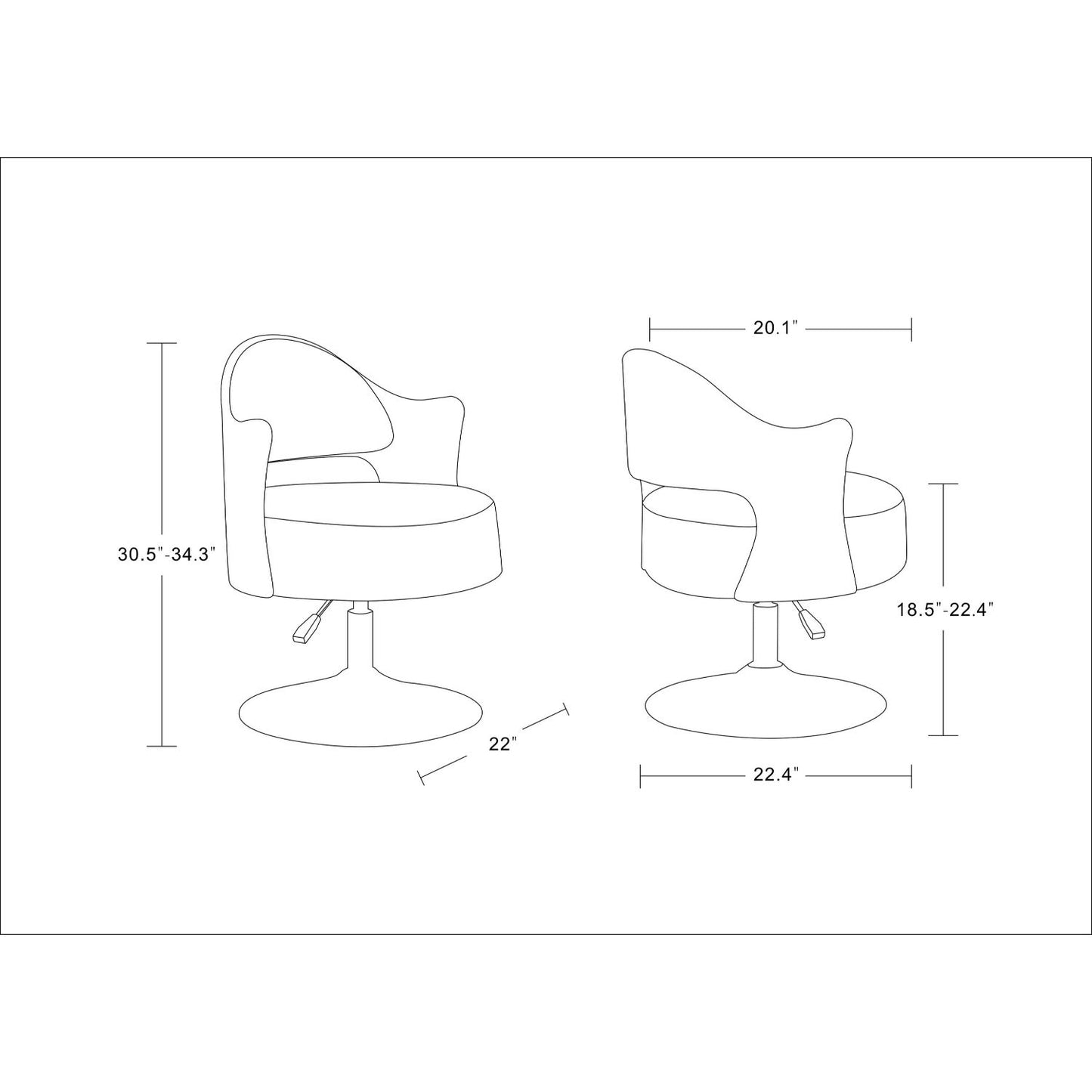 Bopper - Swivel Lounge Chair - White