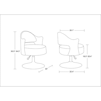 Bopper - Swivel Lounge Chair - White