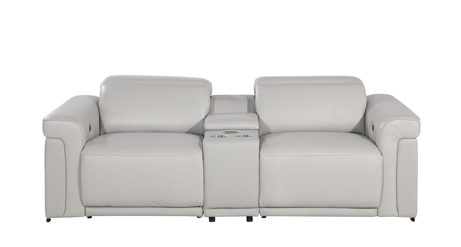 1126 - 3-Piece Modular Power Reclining Loveseat In With 2 Power Recliners & Power Headrests