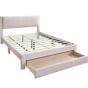 Contemporary Bed & Storage Drawer
