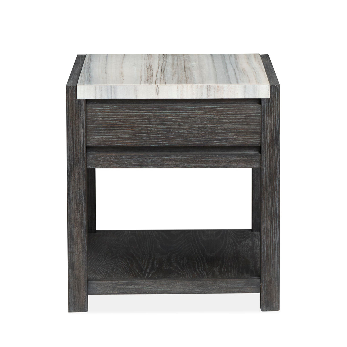 Plum Creek - Rectangular End Table - Ravenwood Black