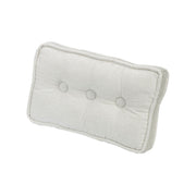 Wilshire - 3-Button Decorative Box Pillow - White