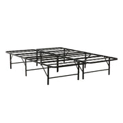 California King Size Bed Base, Mattress Foundation Bed Frame, Bedroom Furniture - Black