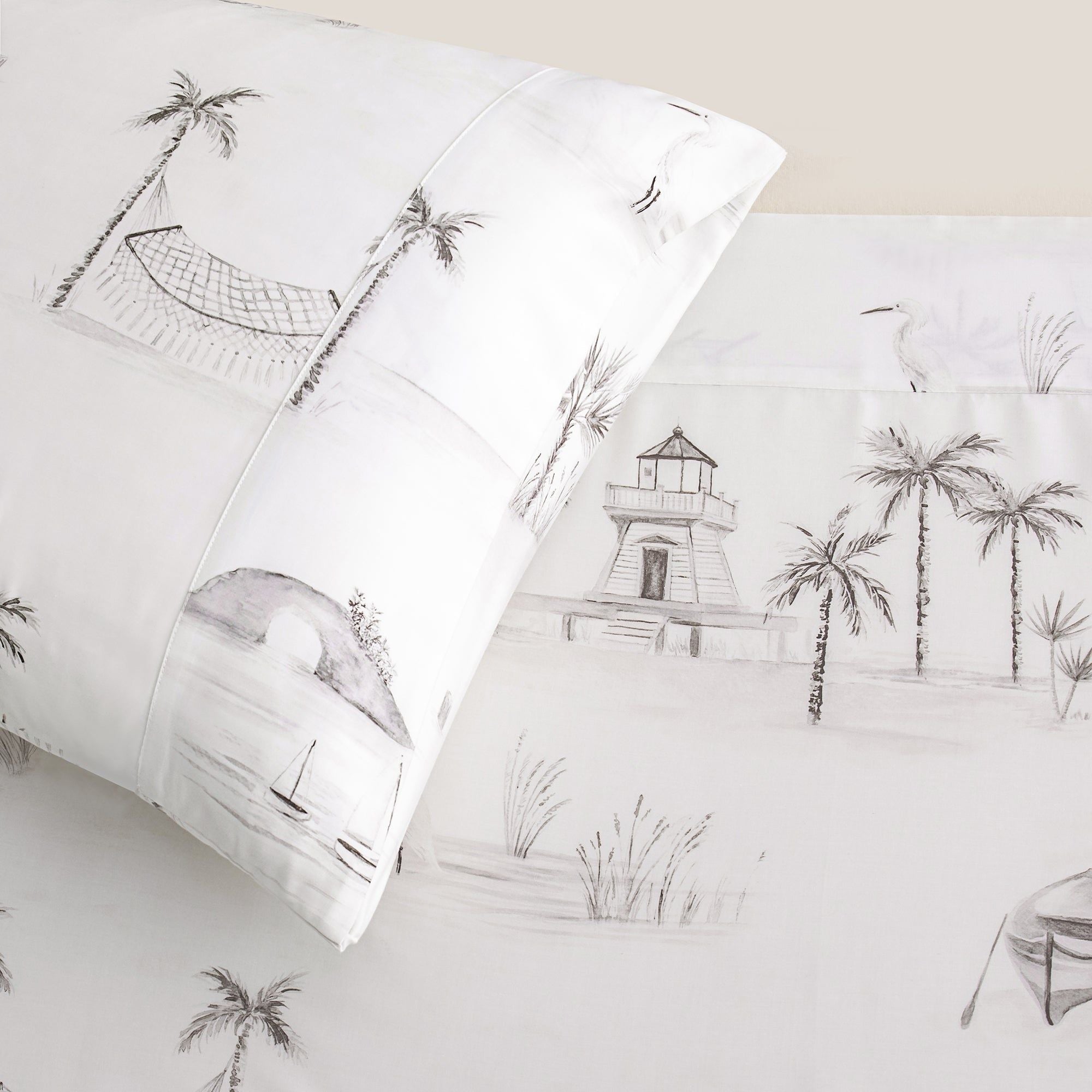 Lyocell - King Seaside Eucalyptus Sheet Set (Set of 4) - Taupe