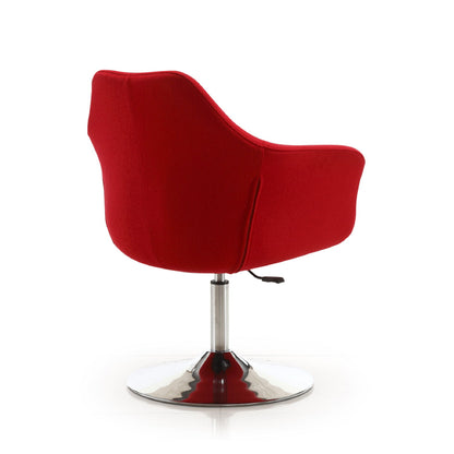 Kinsey - Swivel Lounge Chair - Red