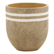 Ilona - Vase - Warm Gray And Off White