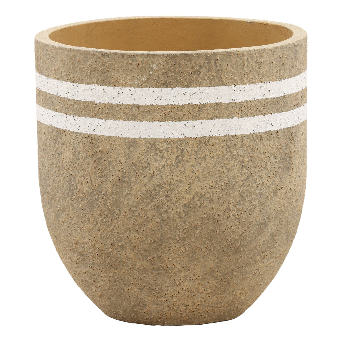 Ilona - Vase - Warm Gray And Off White