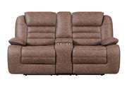U2250 - Console Reclining Loveseat - Brown