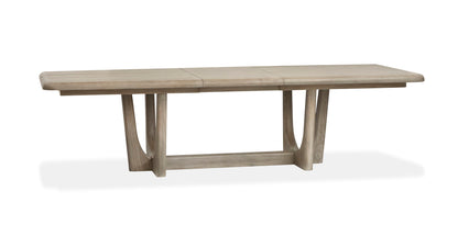 Braelyn - Extendable Trestle Dining Table - Dorian Grey