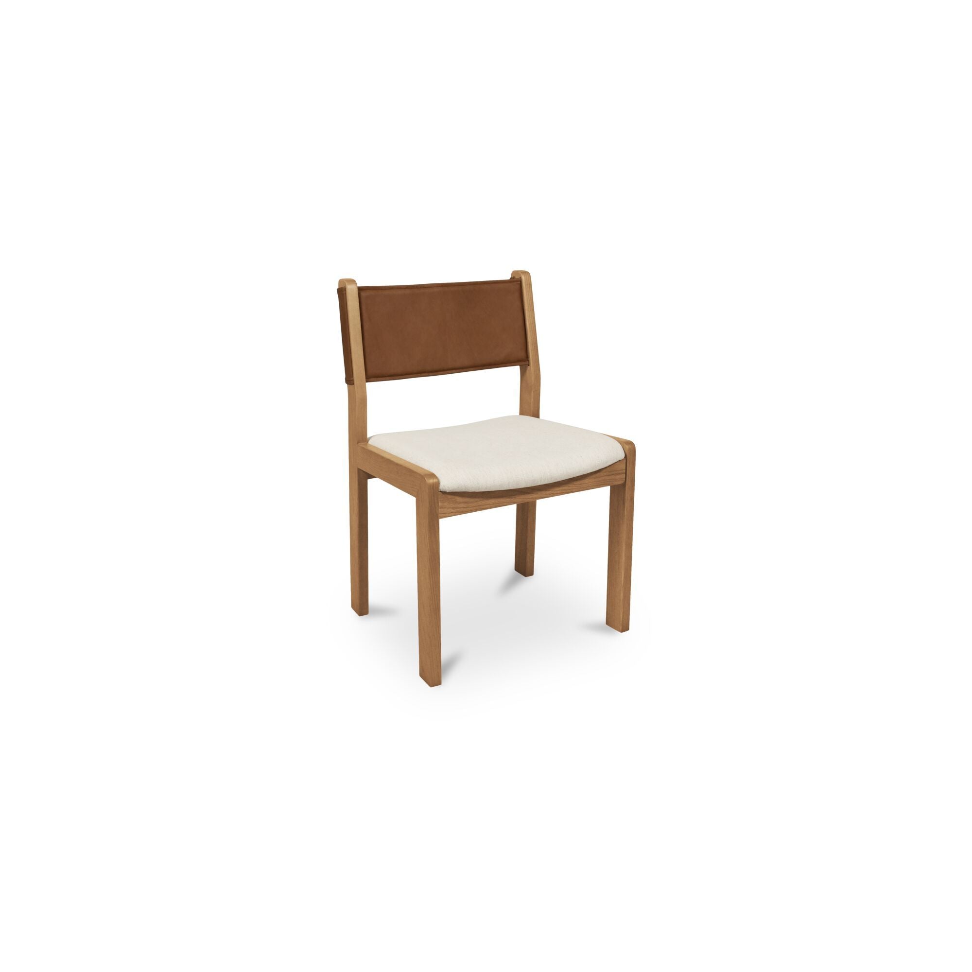 Carol - Leather Dining Chair (Set of 2) - Tan