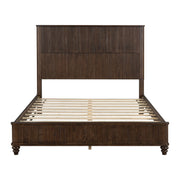 Platform Bed Frame With Tall Headboard