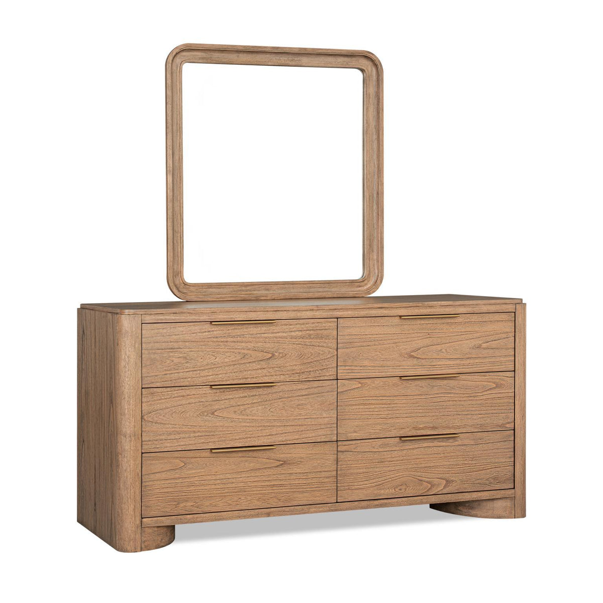 Alden - Dresser (6 Drawers, Jewelry Tray In Top Rsf Drawer, Felt Lined Top Drawers, Cedar Lined Bottom Drawers) - Stonewashed