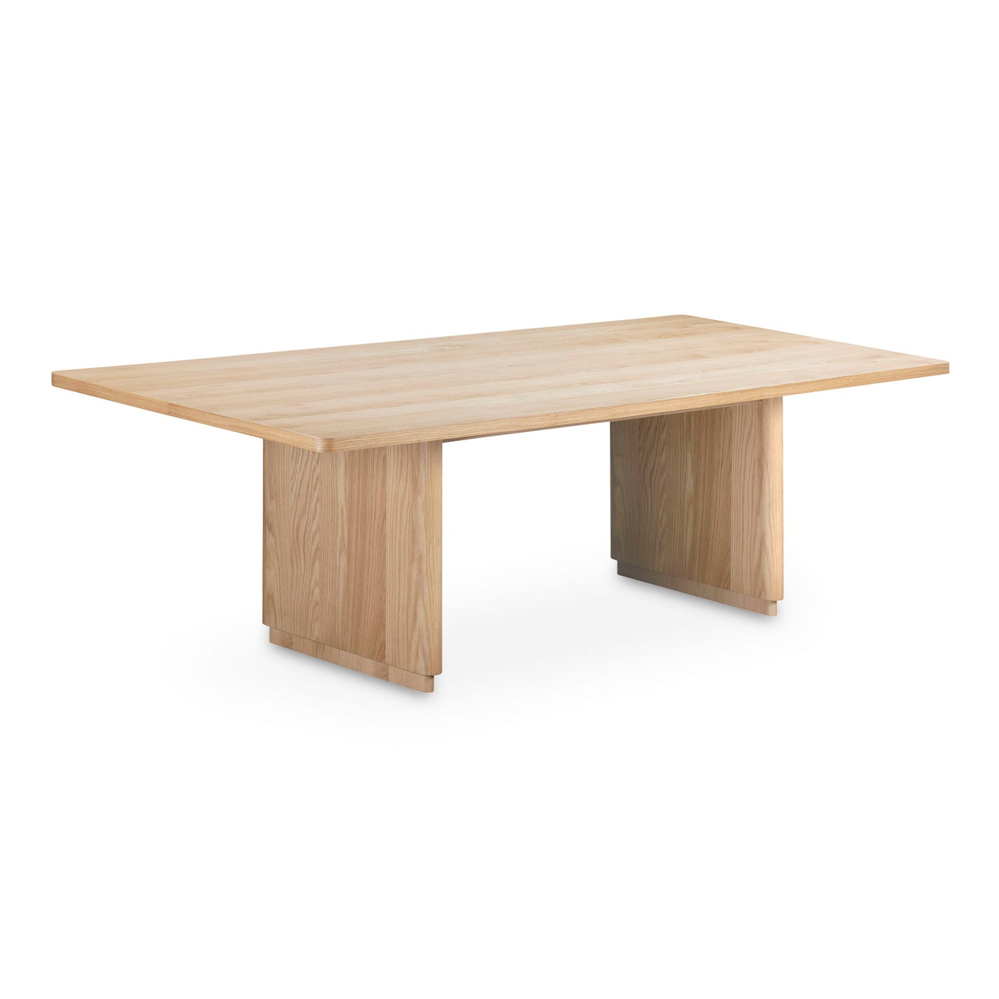 Round Off - Large Dining Table - Light Brown