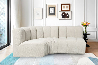 Arc - Boucle Fabric 3 Piece Sofa
