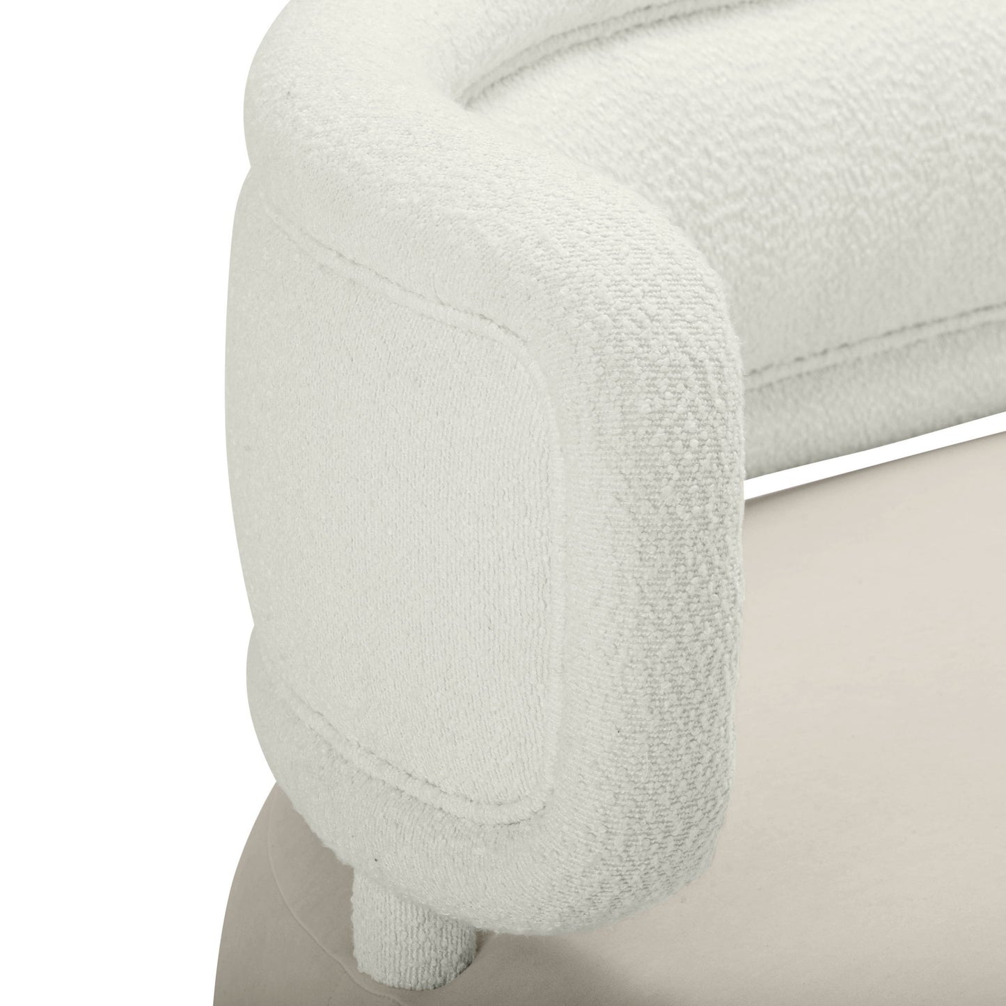 Tischa - Boucle Velvet Sofa