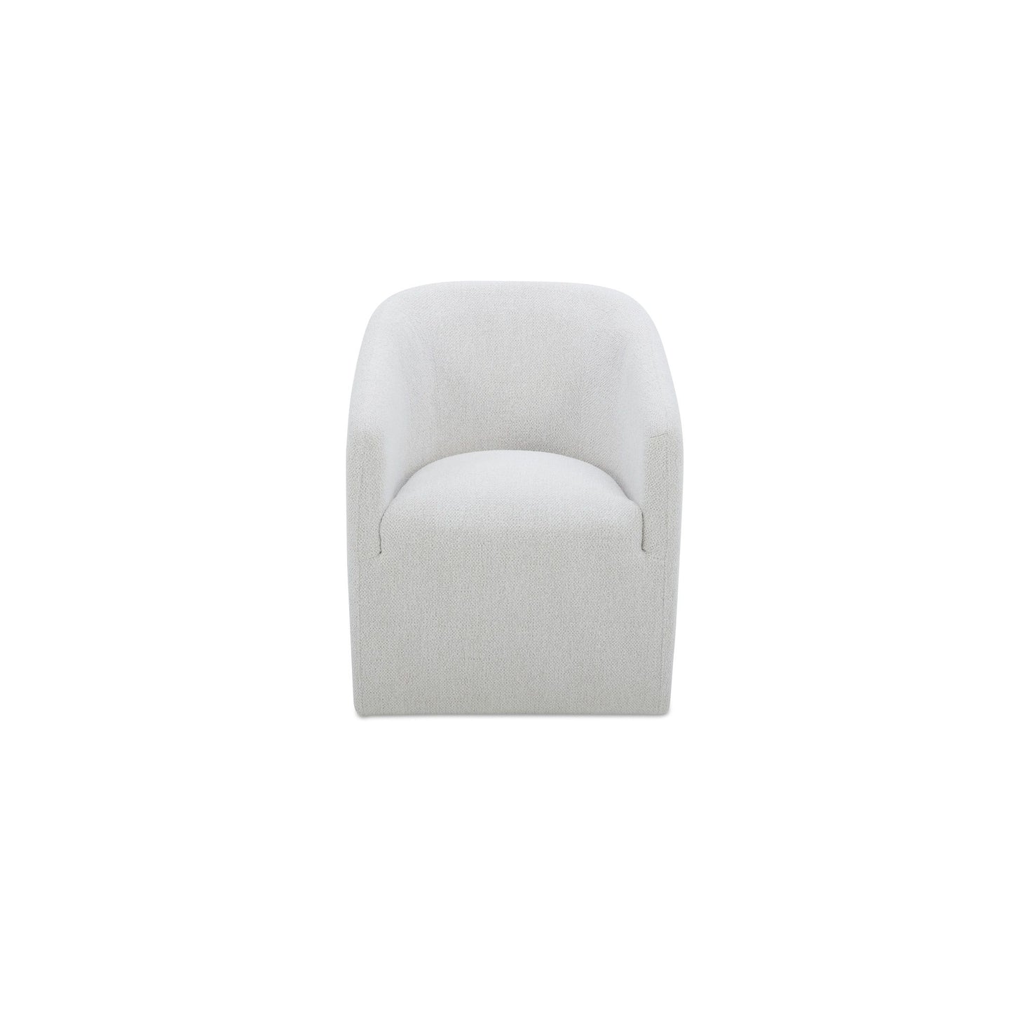 Sandy - Rolling Dining Chair - Off White