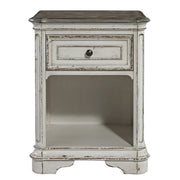Magnolia Manor - 1 Drawer Nightstand - Antique White