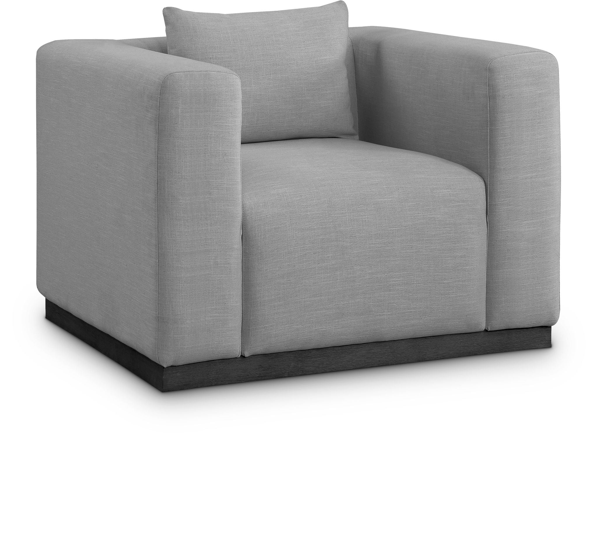 Alfie - Linen Textured Fabic Chair