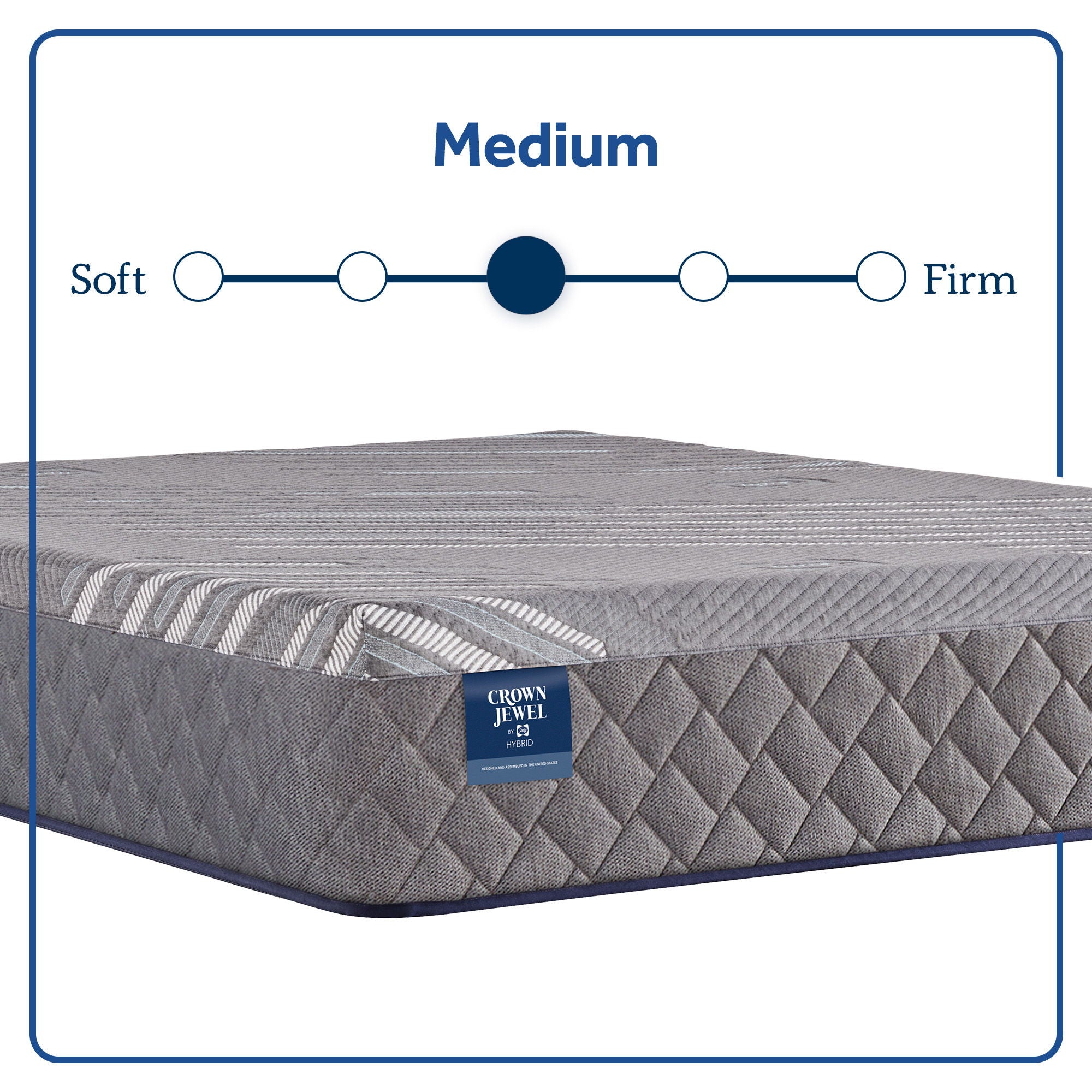 Crown Jewel - Sixth & Park Medium Hybrid Mattress