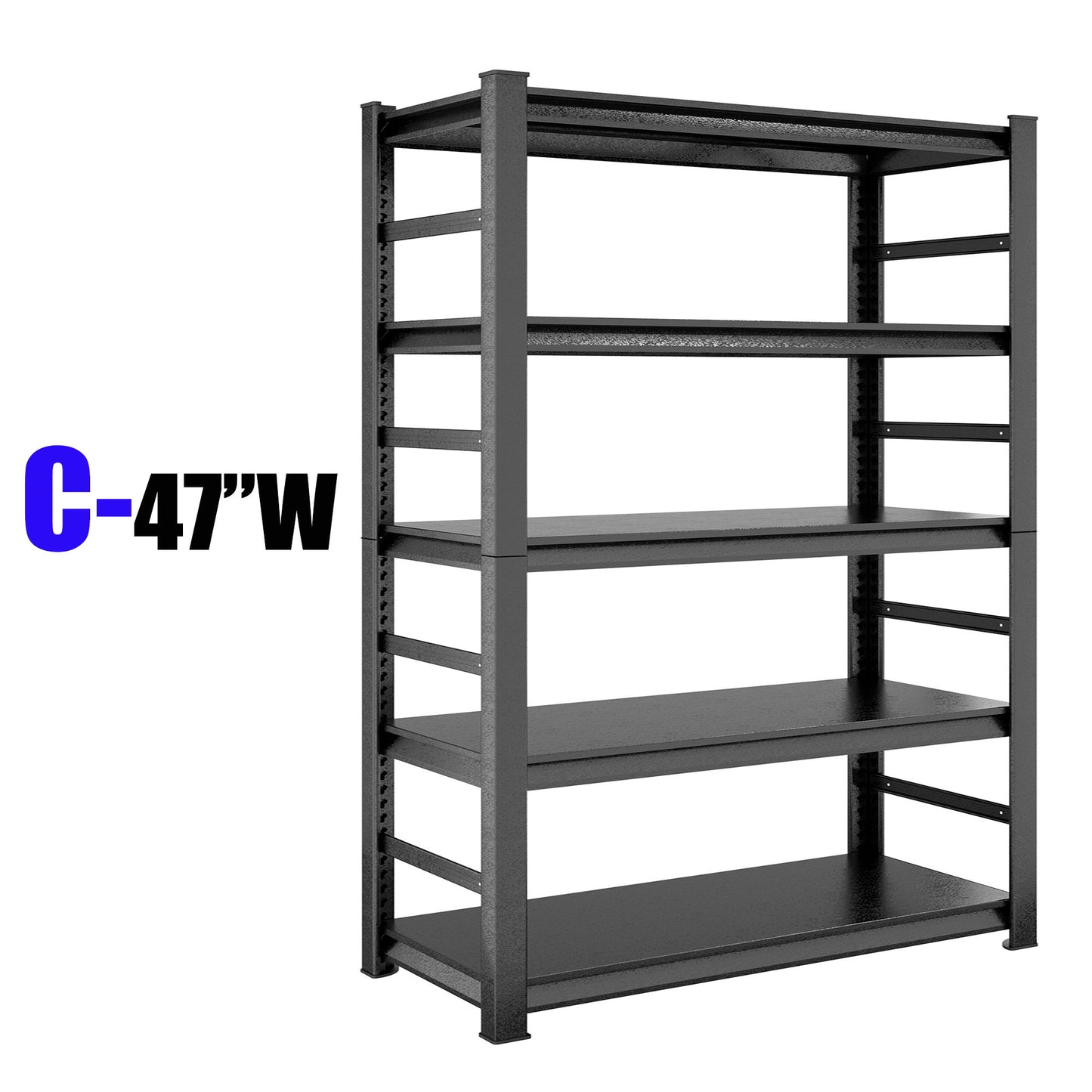 5 Tier Heavy Duty Shelving Unit Adjustable Shelving Units