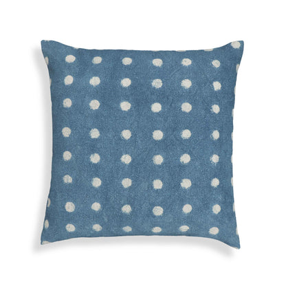 Indigo - 20" Square Accent Pillow Cover - Blue