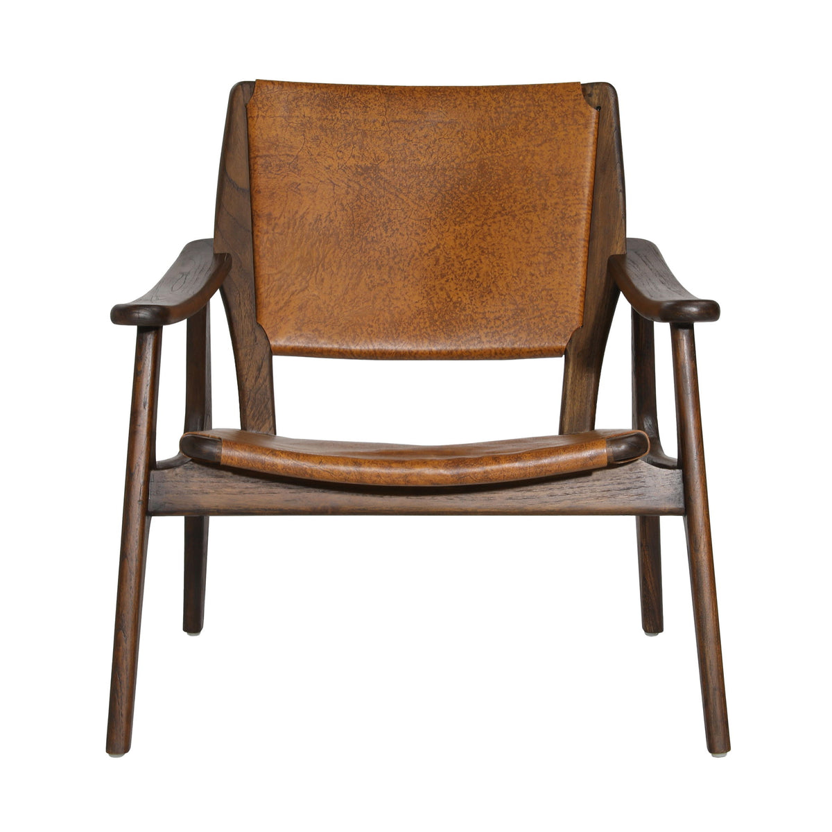 Dania - Occasional Chair - Medium Brown And Antique Brown