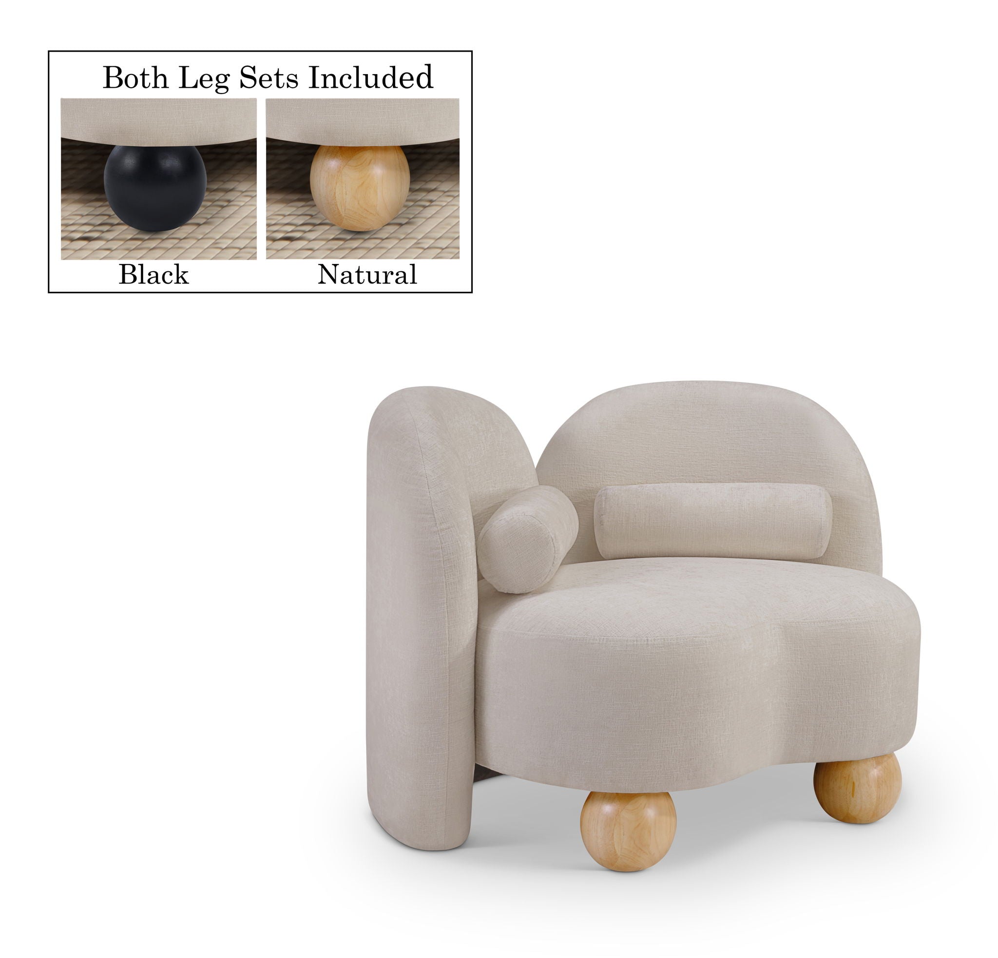 Daphne - Chenille Chair