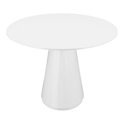 Otago - Oval Wood Dining Table - White