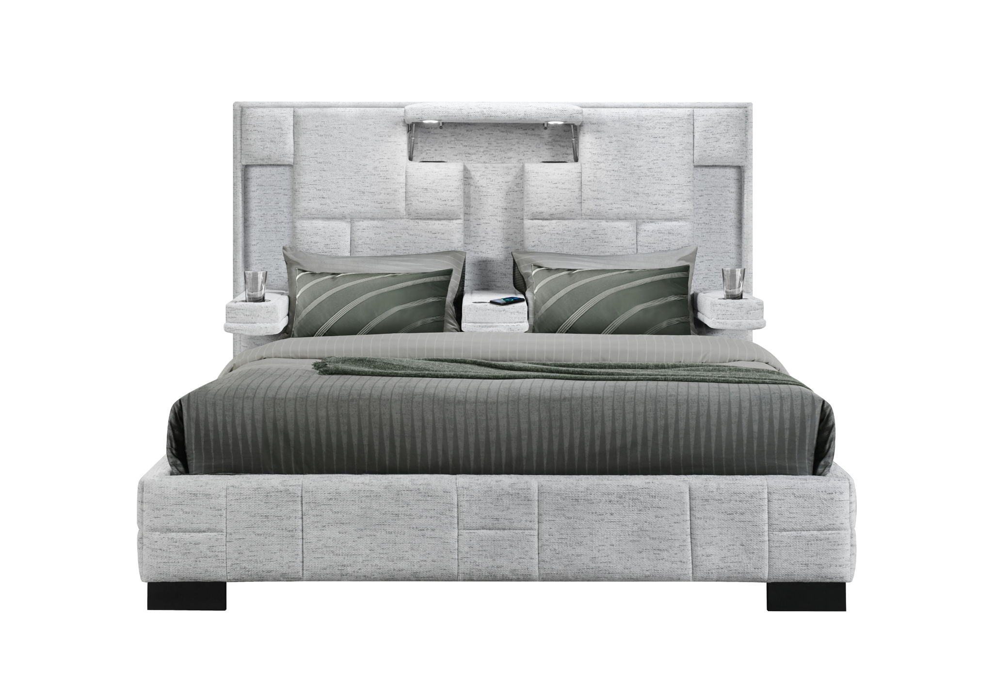 Oscar Queen Bed Without Wood Trim - Thumbnail 4