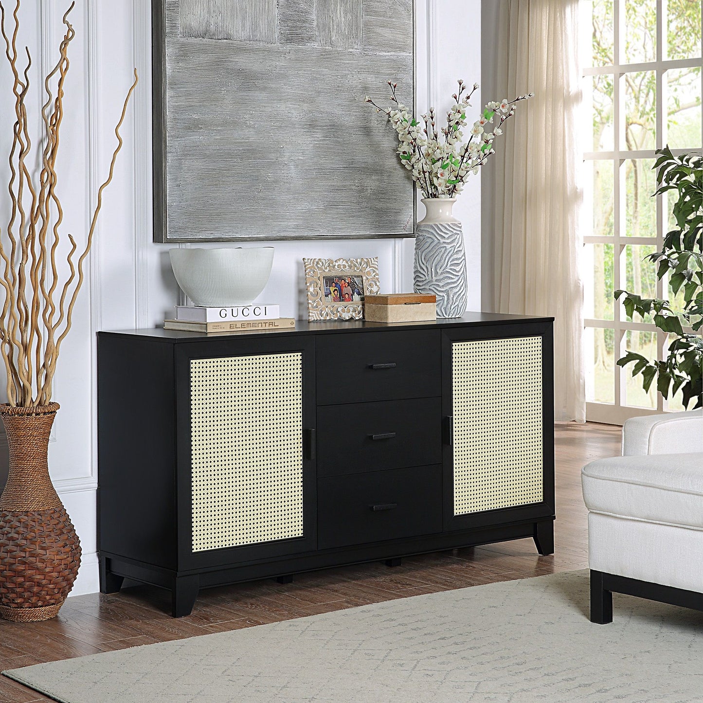 Sheridan - Modern Cane Design Sideboard