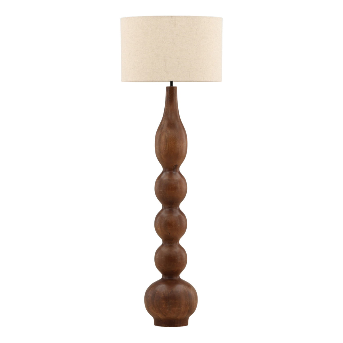 Lumira - Floor Lamp - Brown And Cream