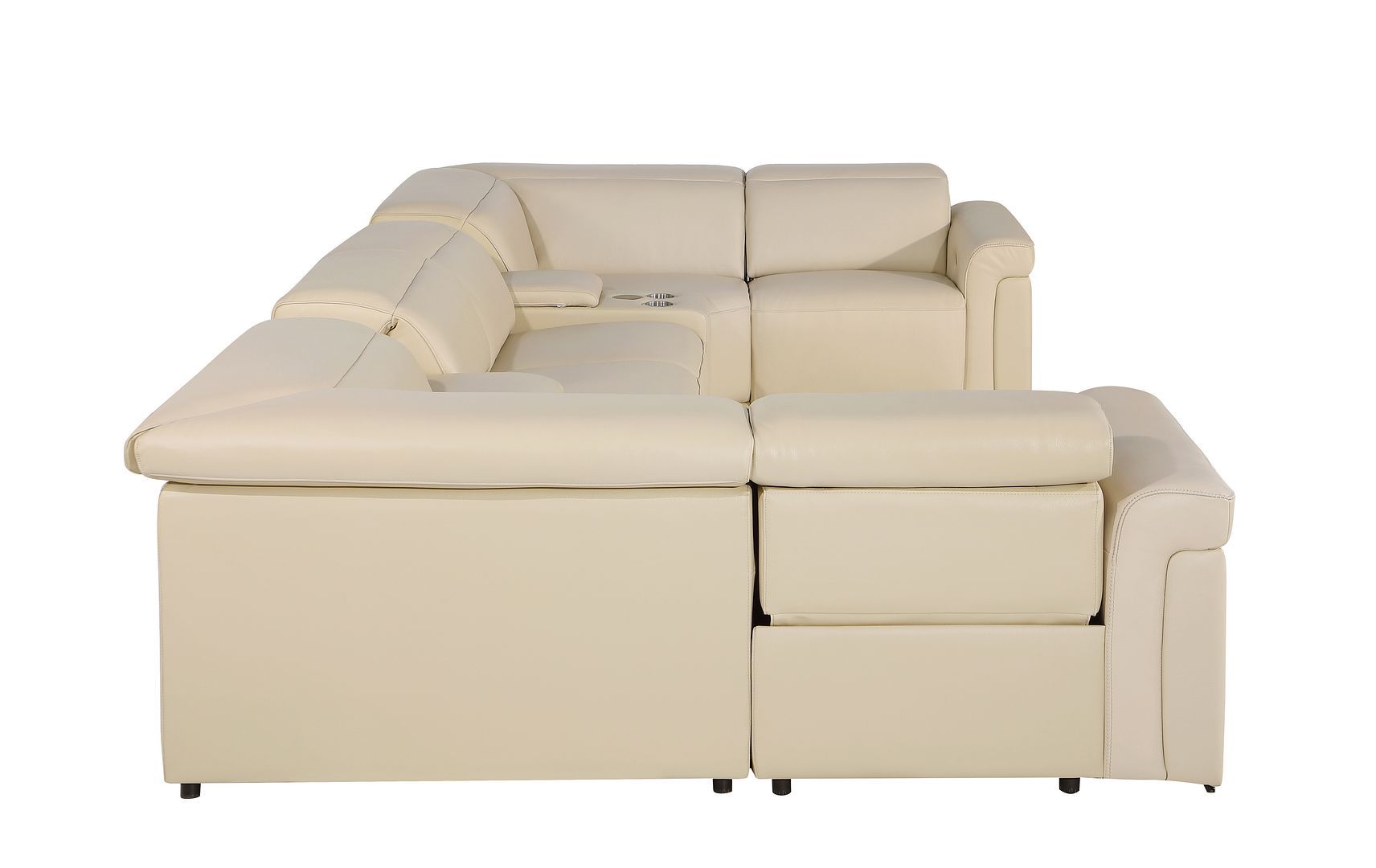 1126 - 8-Piece U-Shaped Sectional Sofa In With 4 Power Recliners & Power Headrest