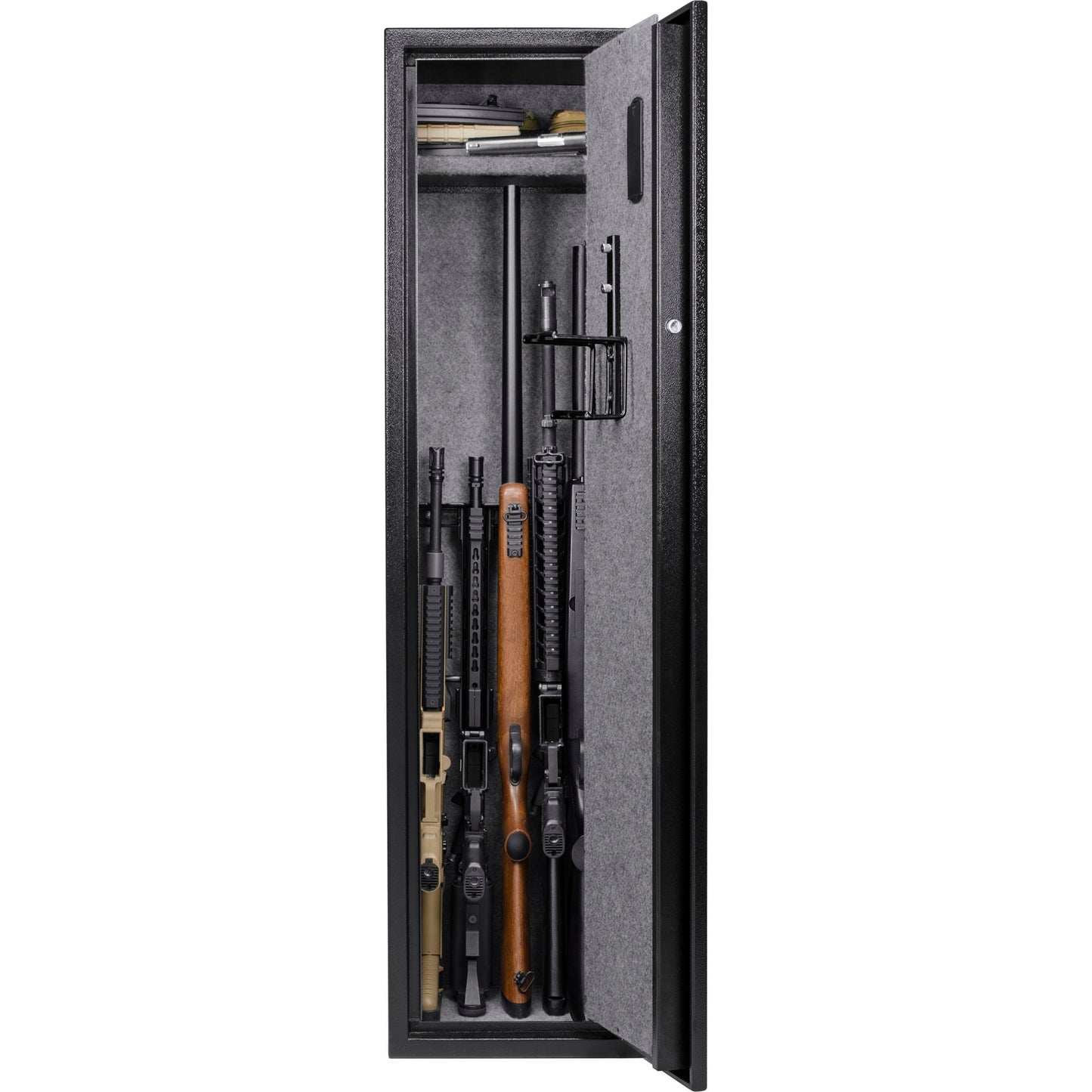 4.33 Cu Ft Biometric Keypad Rifle Safe - Black