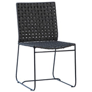 Forbes - Outdoor Dining Chair - Black And Charcoal
