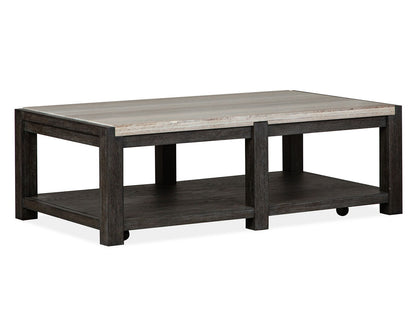 Plum Creek - Rectangular Cocktail Table With Casters