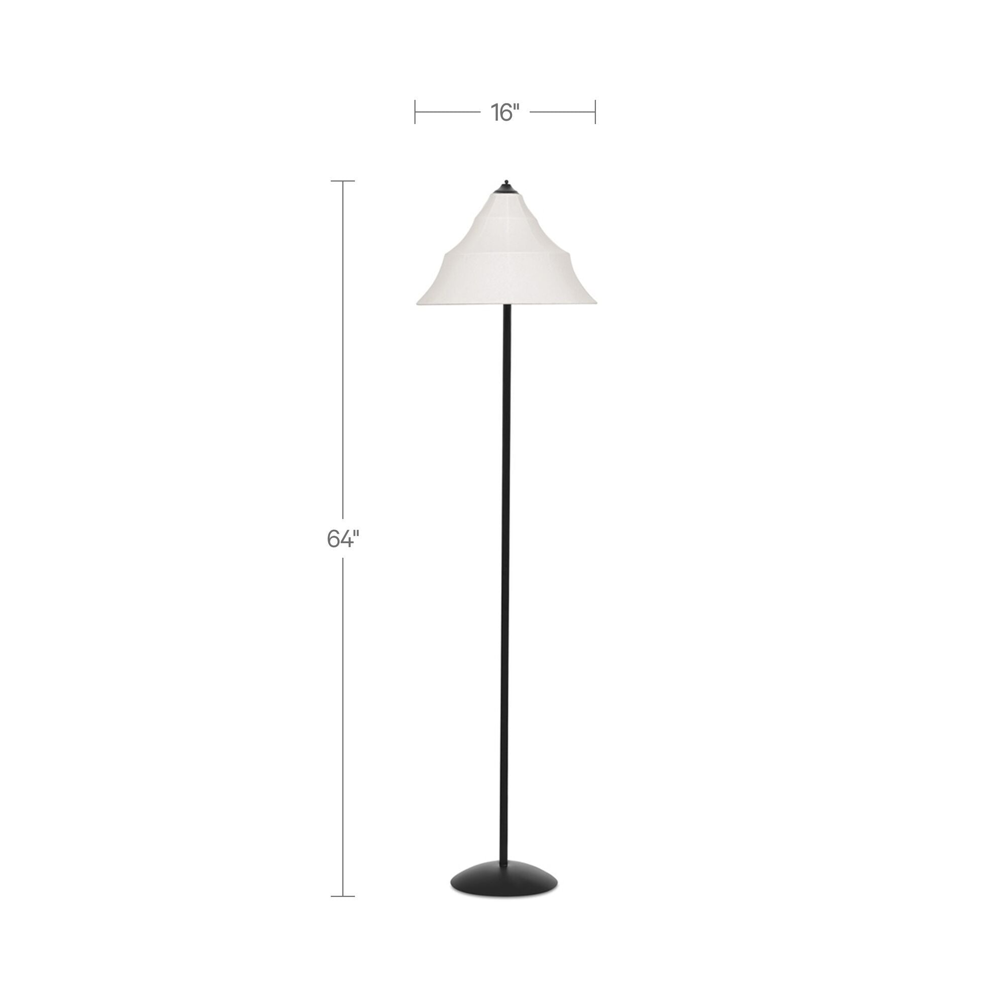 Corrina - Floor Lamp - White