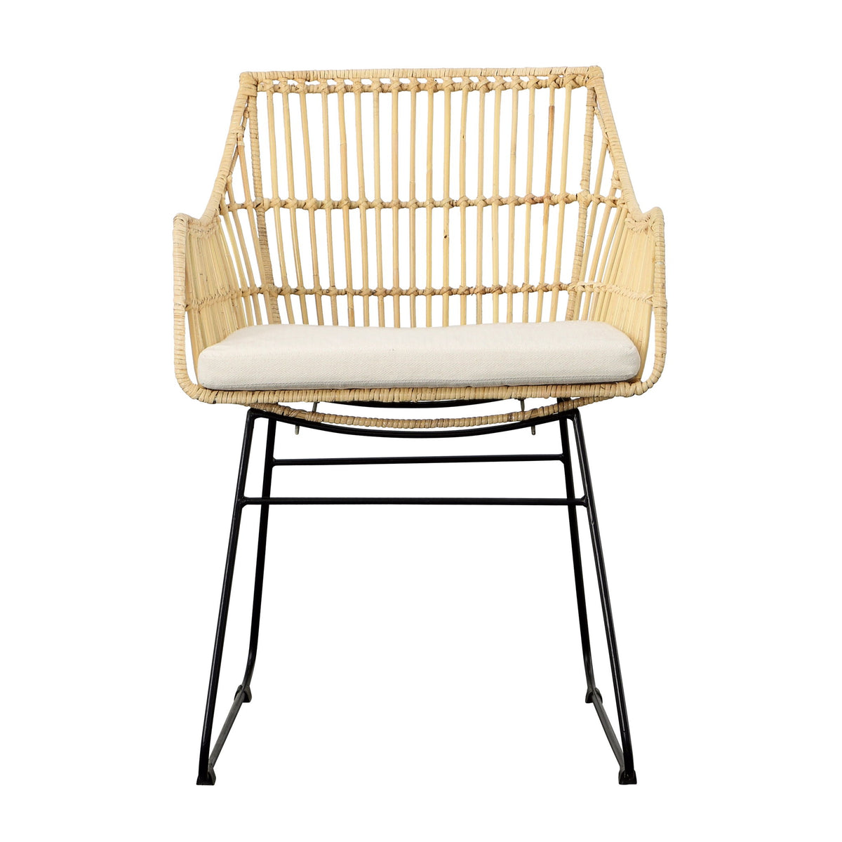 Agalia - Dining Chair - Black And Natural