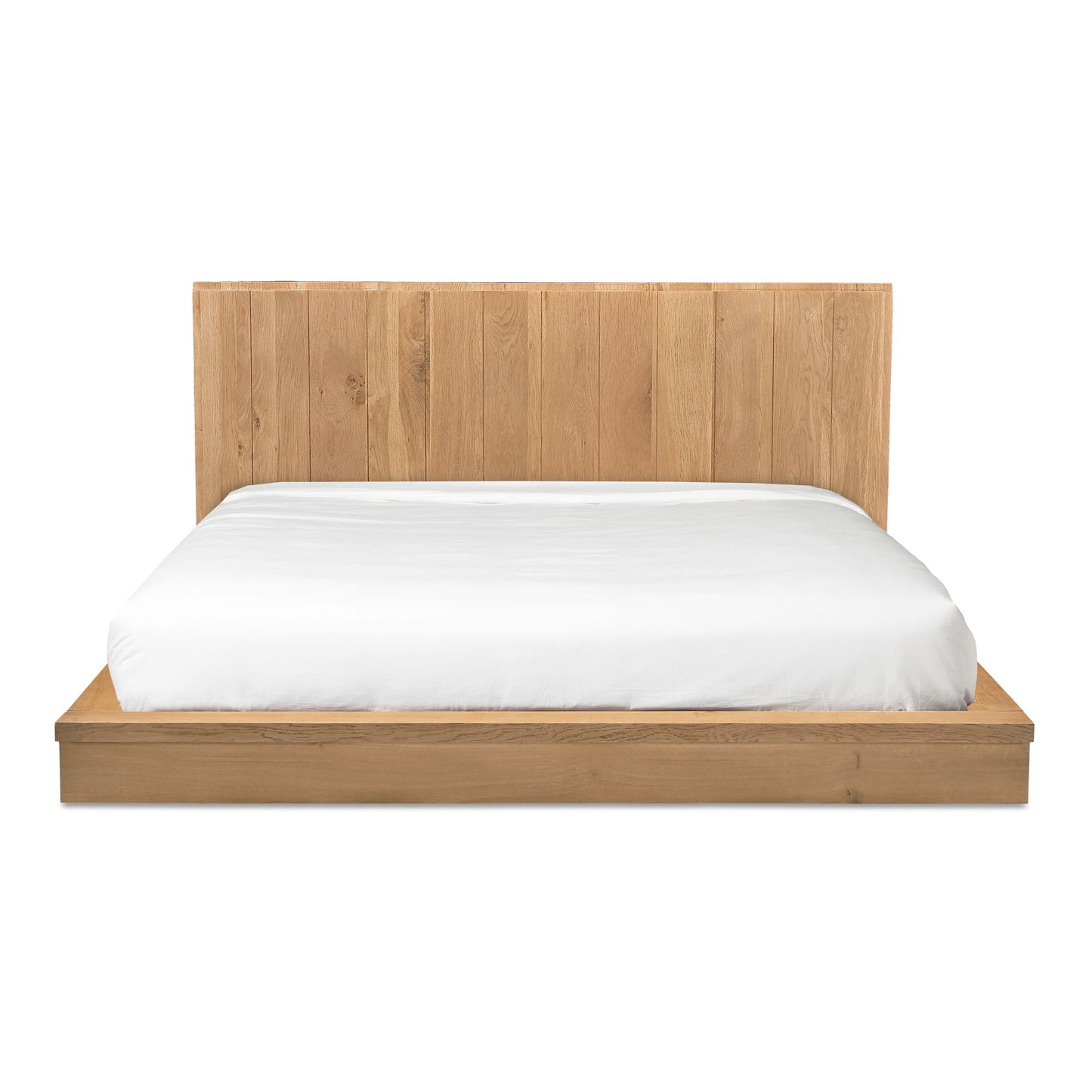 Plank - Queen Bed - Natural Oak
