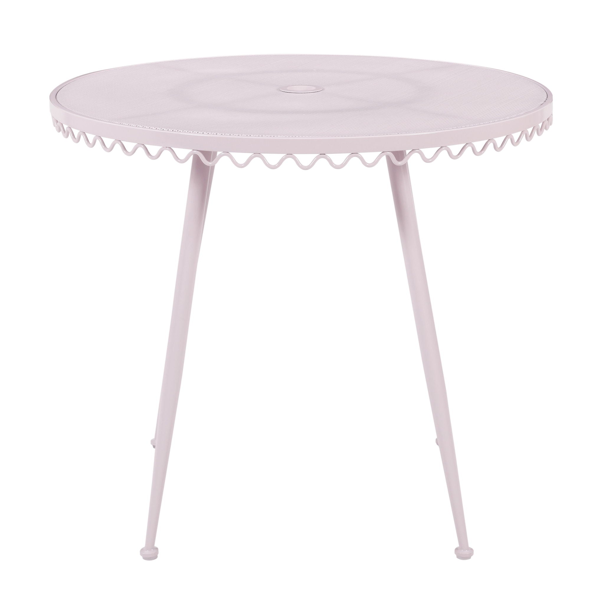 Erica Wrought Iron Outdoor Cafe Table - Thumbnail 4