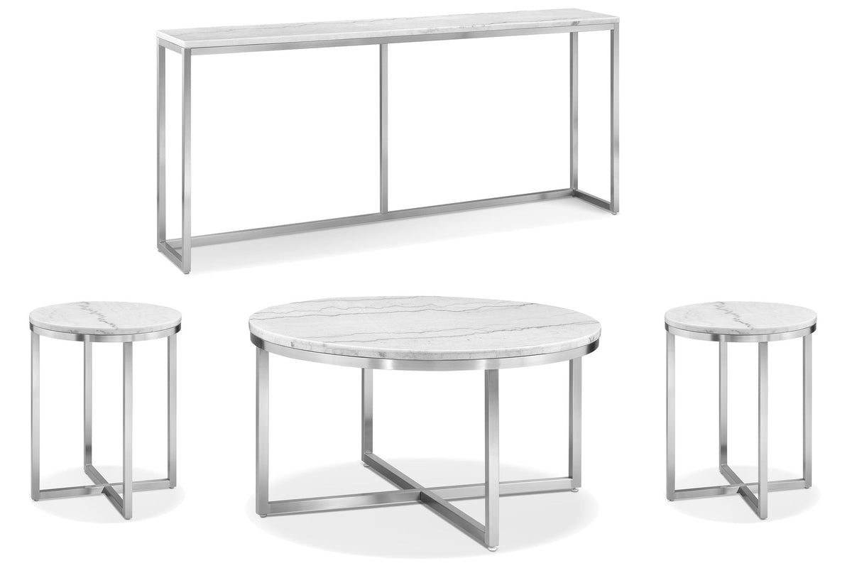 Esme - Round Cocktail Table Set