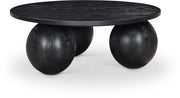 Fitch - Wood Oak Veneer Coffee Table - 3 Legs