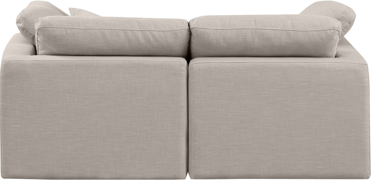 Indulge - Linen 2 Seat Modular Sofa