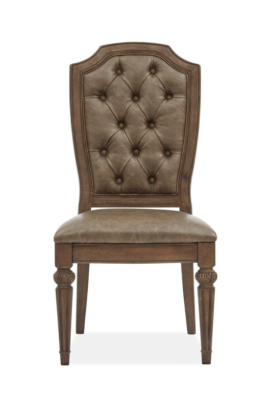 Durango - Wood Dining Side Chair With Upholstered Seat and Back (Set of 2) - Willadeene Brown