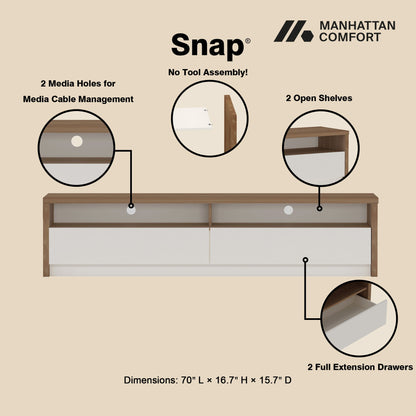 Duncan - TV Stand With Full Extension Drawers
