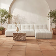Sunseeker - Outdoor Chaise Stripe - Brown