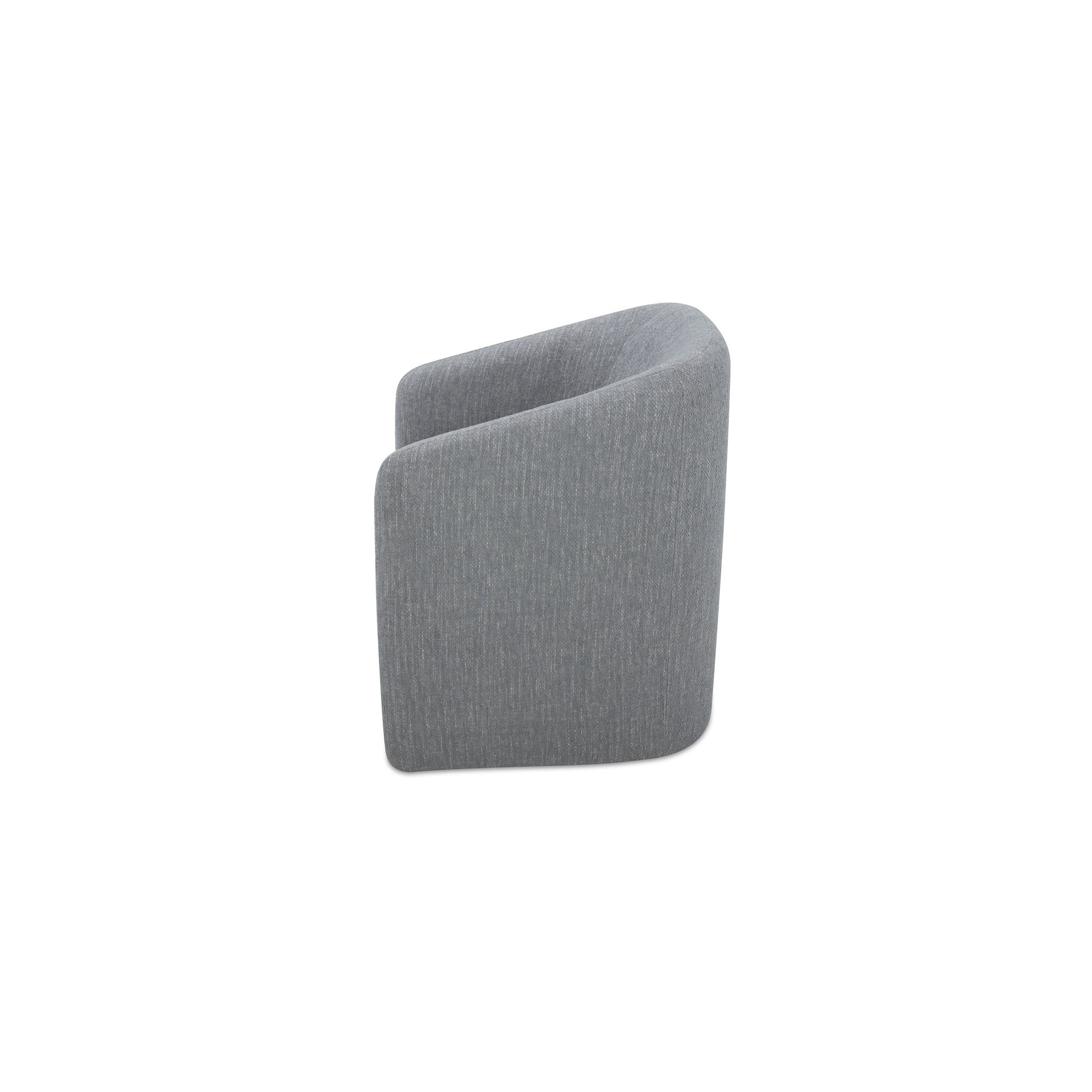 Sandy - Rolling Dining Chair - Gray