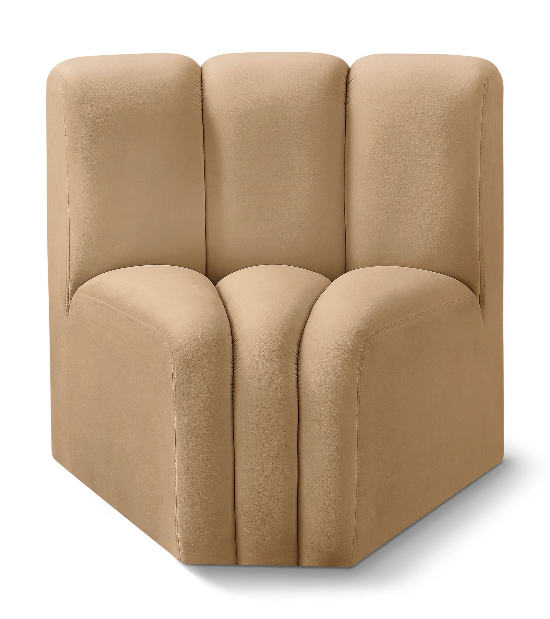 Arc - Velvet Curved Corner Chair