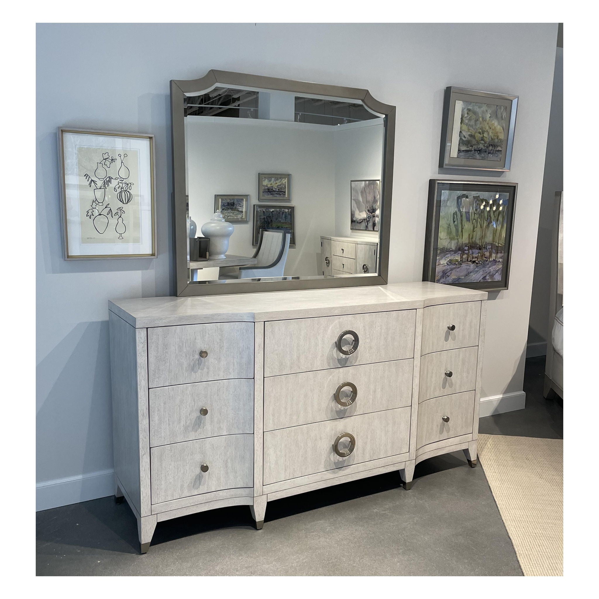 Hepburn - Mirror - White
