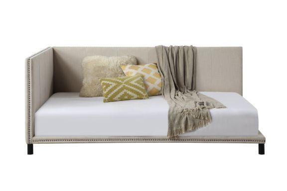 Yinbella - Full Daybed - Beige Linen