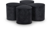 Petal - Coffee Table - Black Terazzo